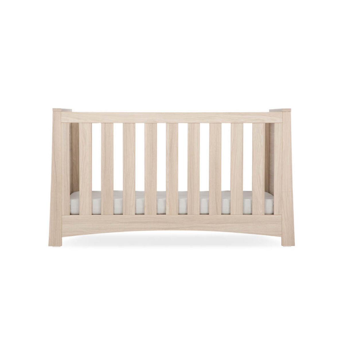 CuddleCo Isla 3 Piece Nursery Furniture Set – Ash | Cot Bed, Dresser, W14ardrobe