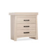 CuddleCo Isla 3 Piece Nursery Furniture Set – Ash | Cot Bed, Dresser, Wardrobe 10