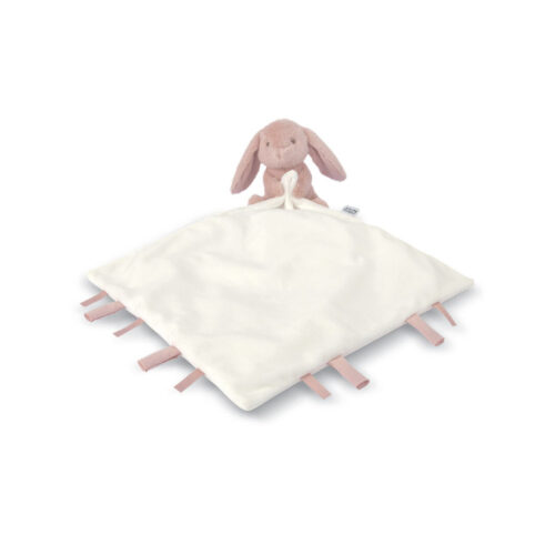 Mamas and Papas Bunny Comforter – Pink | Soft Baby Blanket Toy
