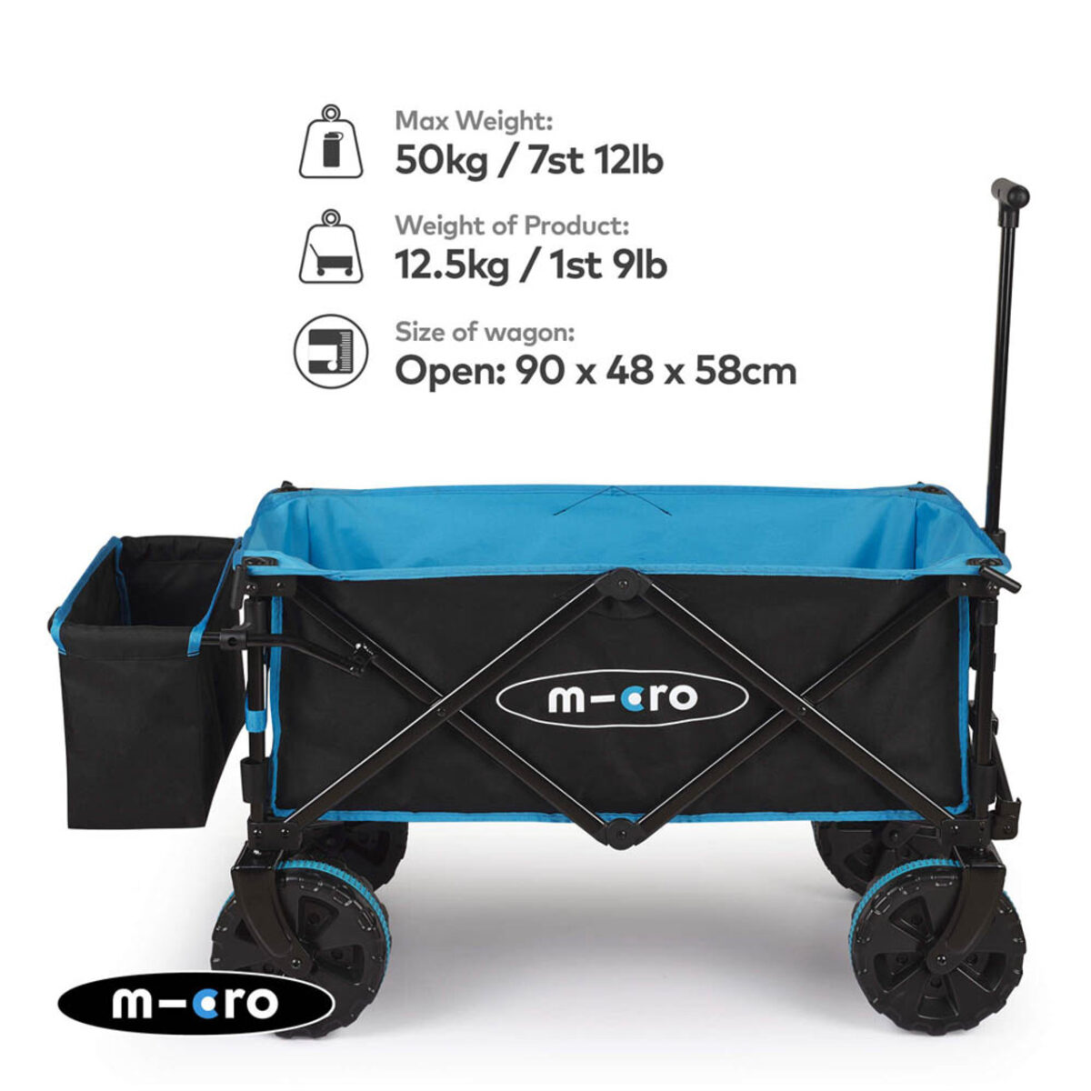 Micro Scooters Wagon Deluxe Pro | Blue - Image 6