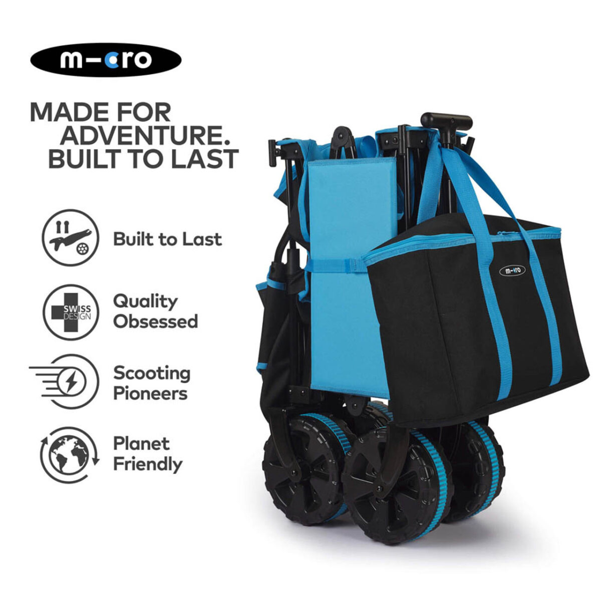 Micro Scooters Wagon Deluxe Pro | Blue 3
