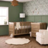 Obaby Nika 2 Piece Nursery Furniture Set – Oak | Cot Bed & Dresser 12