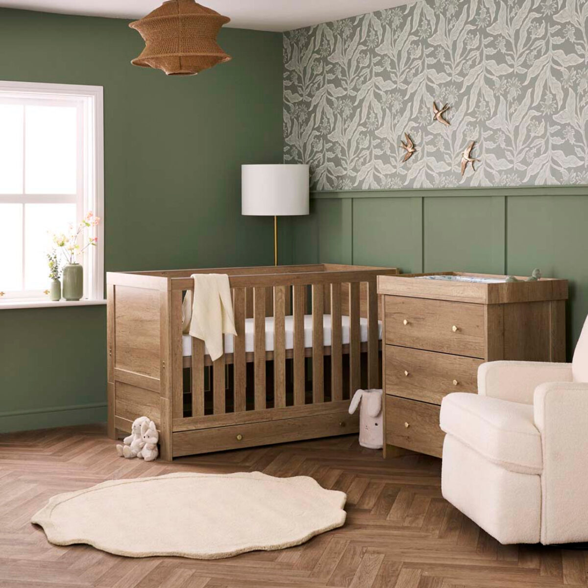 Obaby Nika Under Drawer – Oak 9