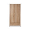 Obaby Nika 3 Piece Nursery Room Set – Oak | Cot Bed, Changer Dresser & Wardrobe 17