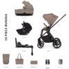 Venicci Claro 3-in-1 Travel System with Tiago 360 Car Seat – Almond 24