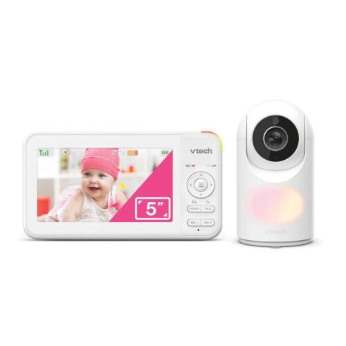 VTech VM5467 5" Video Baby Monitor | 360° Camera, Night Vision