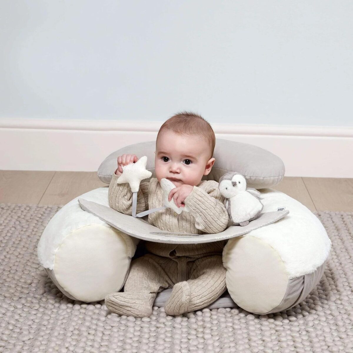 Mamas and Papas Sit & Play Floor Seat – Wish Upon A Cloud | Baby Activity Chair 8