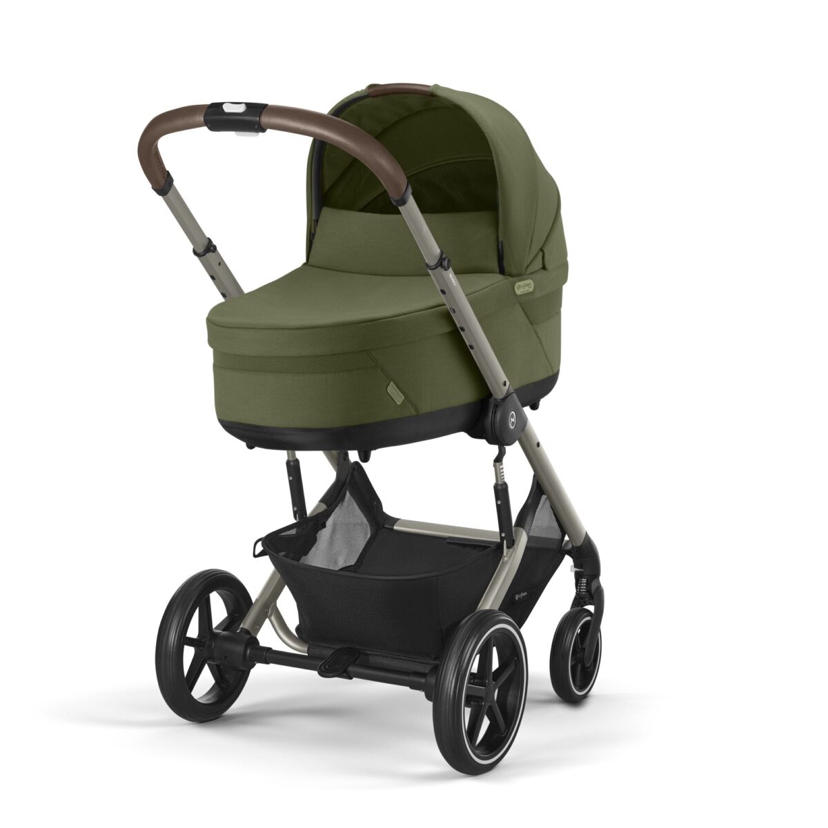 Balios Cot S Lux Carrycot Moss Green 3