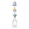 BIBS Slow Flow 150ml Latex Baby Bottle - Blue 3