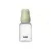 BIBS Slow Flow 150ml Round Latex Baby Bottle - Sage 3