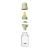 BIBS Slow Flow 150ml Round Latex Baby Bottle - Sage 4