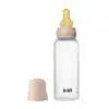 BIBS Medium Flow 270ml Latex Baby Bottle - Blush 5