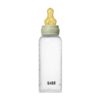 BIBS Medium Flow 270ml Round Latex Baby Bottle - Sage 2
