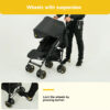 JoviKids Ezra Stroller – Shadow Black 5