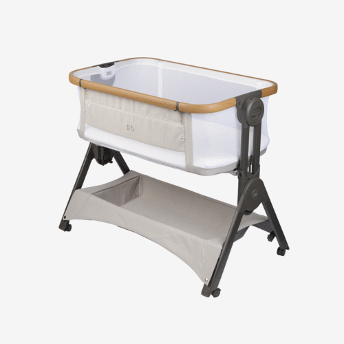 BabaBing Bedside & Travel Next to Me Crib – Beige