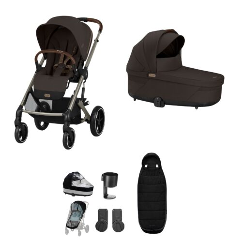 Cybex Balios S Lux 8 Piece Bundle chocolate Brown - 1