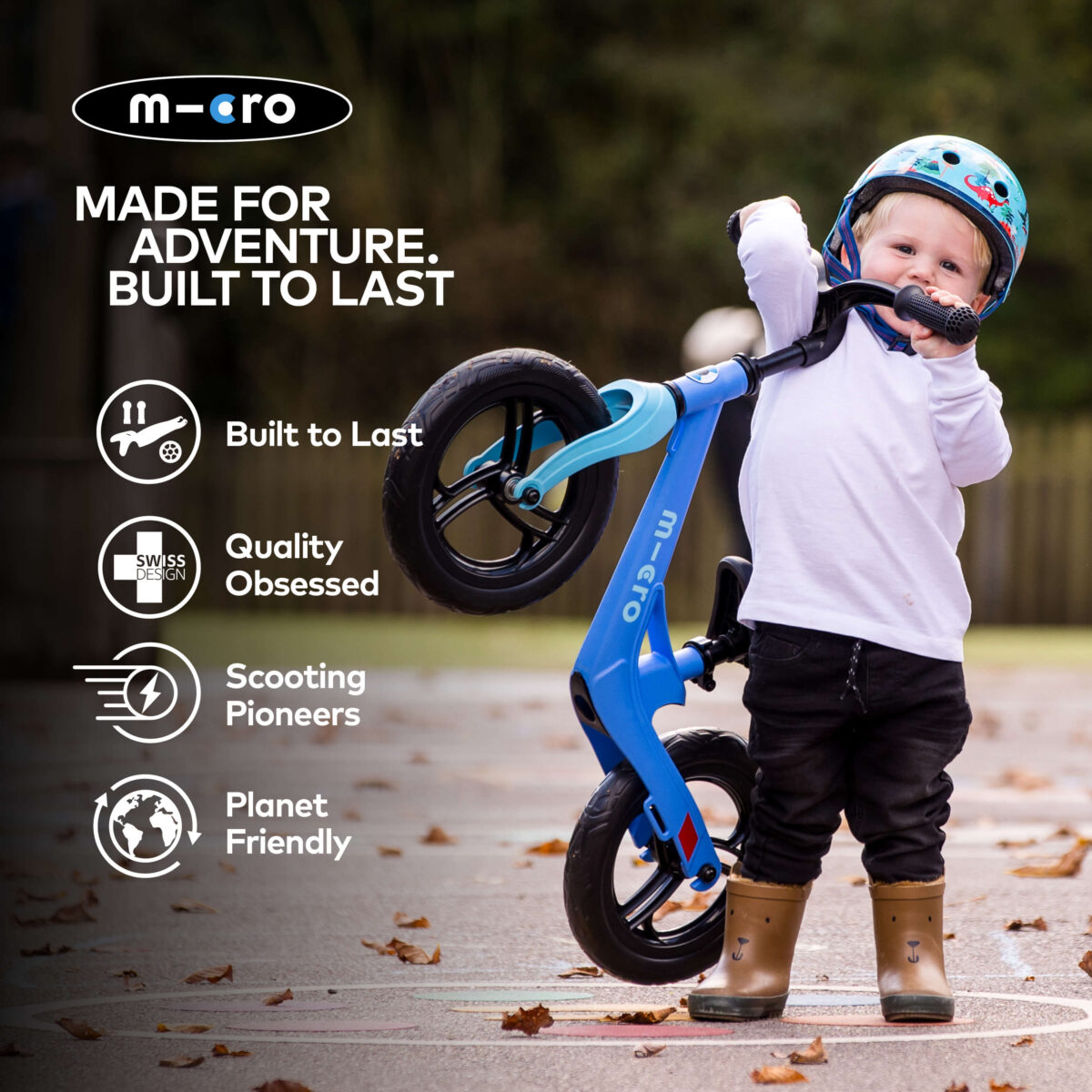 Micro Scooters Balance Bike – Blue 6