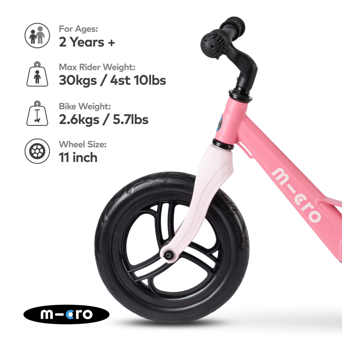 Micro Scooters Balance Bike – Pink 5