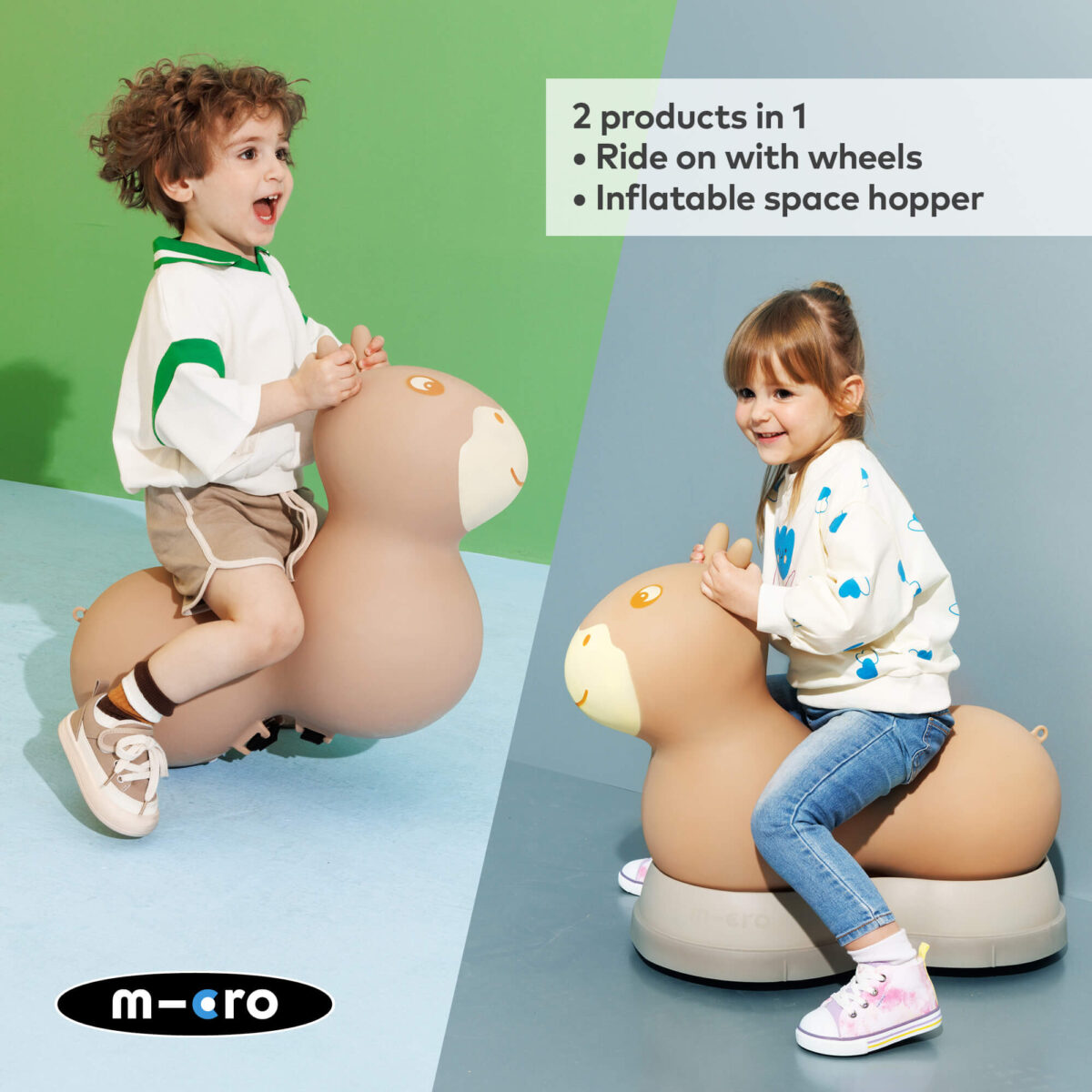 Micro Scooters Air Hopper Ride-On – Mocha 4