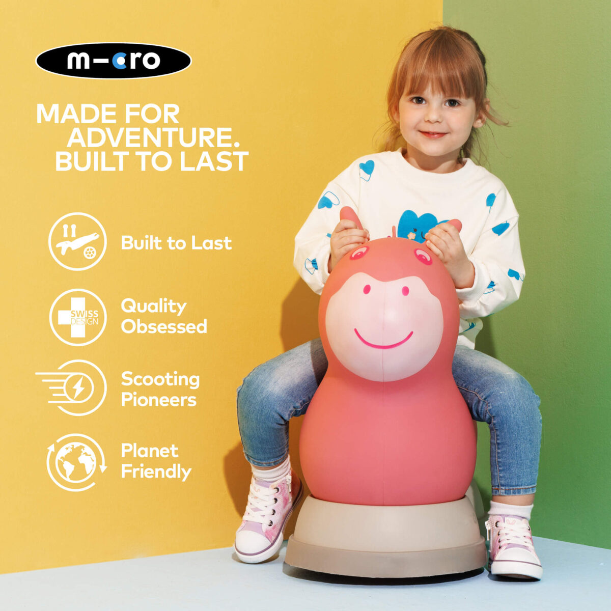 Micro Scooters Air Hopper Ride-On – Pink 4