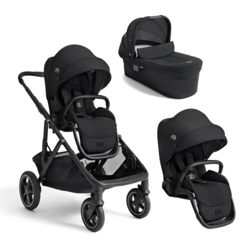 Joie Versiti Signature Pushchair and Carrycot With Second Seat Unit - Eclipse