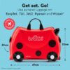 Trunki Harley the Ladybug Ride‑On Suitcase 6
