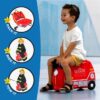 Trunki Frank the Fire Engine Ride‑On Suitcase 5