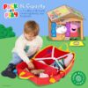 Trunki Peppa Pig Party Bus Ride‑On Suitcase 8