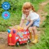 Trunki Peppa Pig Party Bus Ride‑On Suitcase 9