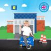 Trunki Percy The Policecar Ride‑On Suitcase 9