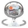 BabaBing Hub Bluetooth Electric Baby Swing – Grey 3