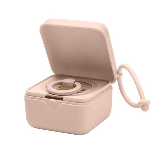 BIBS Pacifier Storage Box | Blush