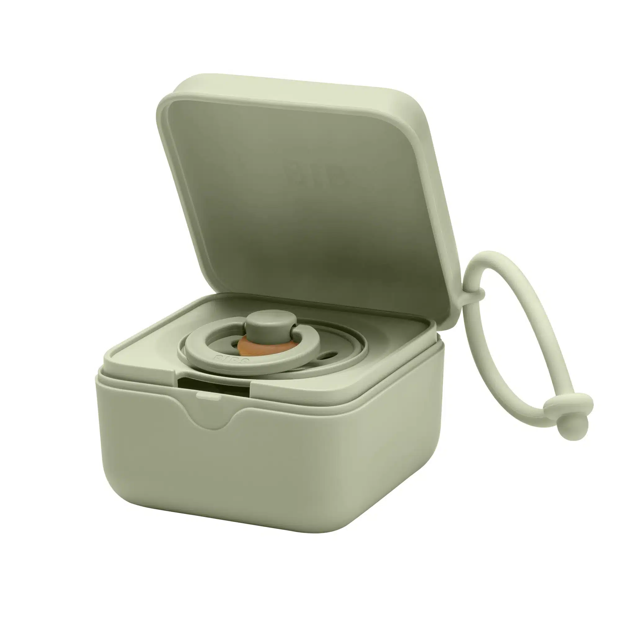 BIBS Pacifier Storage Box | Sage