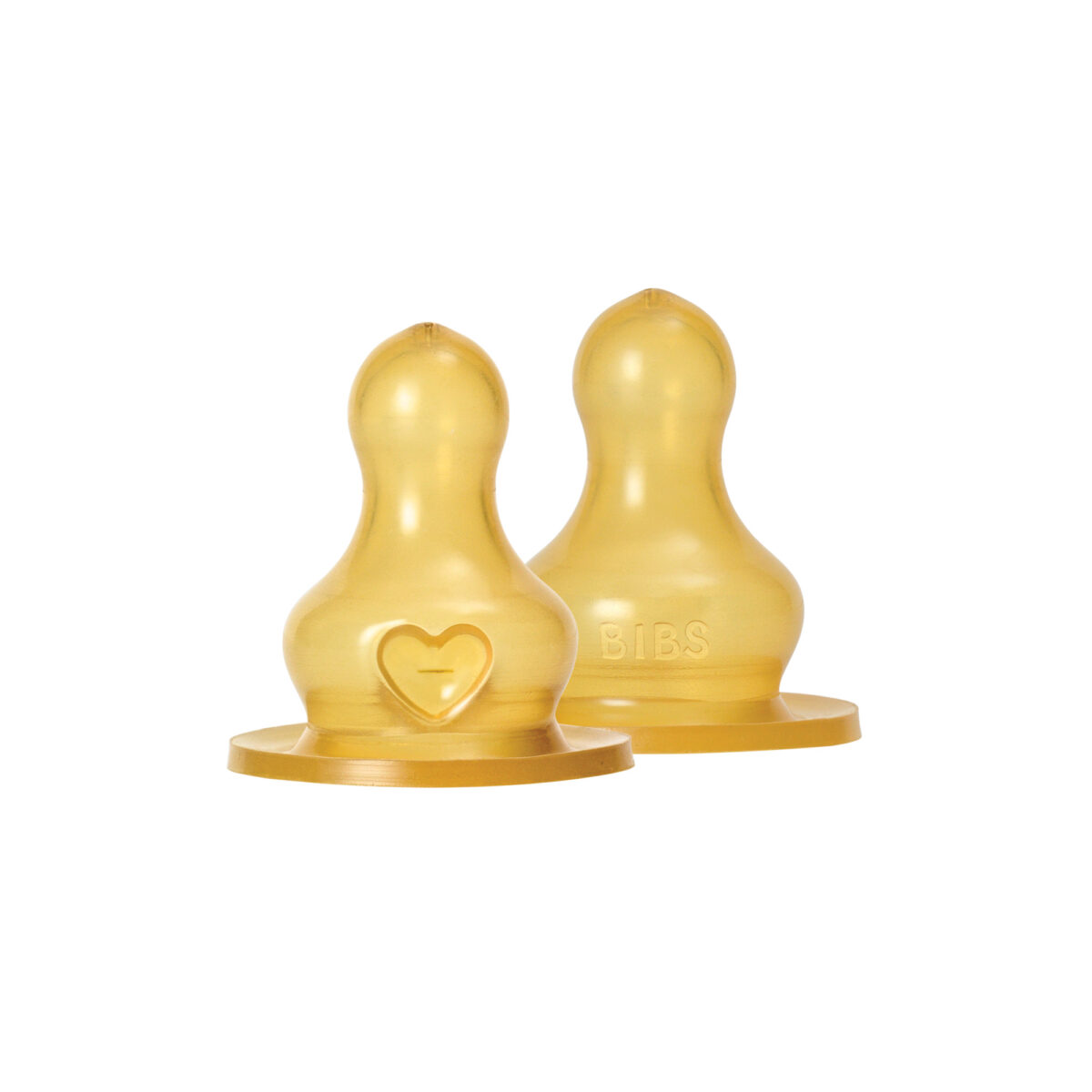 BIBS Medium Flow Latex Bottle Teats – 2 Pack