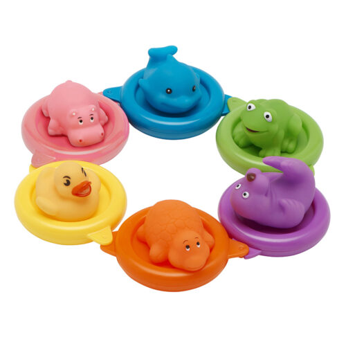 Vital Baby Splash Bath Toy Swim Rings – 12pc Set