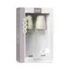 BIBS Medium Flow 2 Pack 270ml Round Latex Baby Bottle Set - Ivory