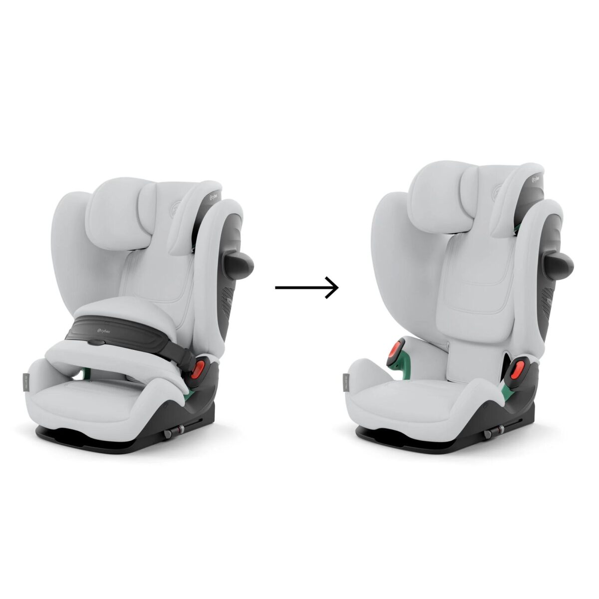 Cybex Pallas G2 i-Size Car Seat – Fog Grey 3