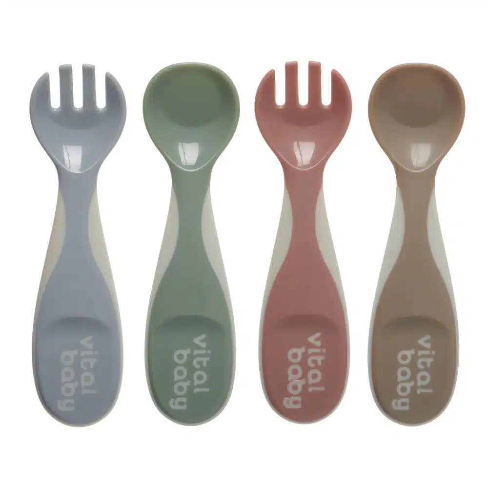 Vital Baby Nourish Chunky Cutlery 4 pack