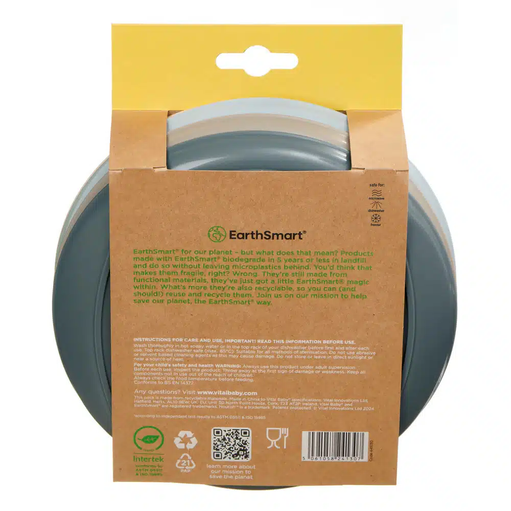 Vital Baby Nourish Plates 5‑Pack – Natural 6