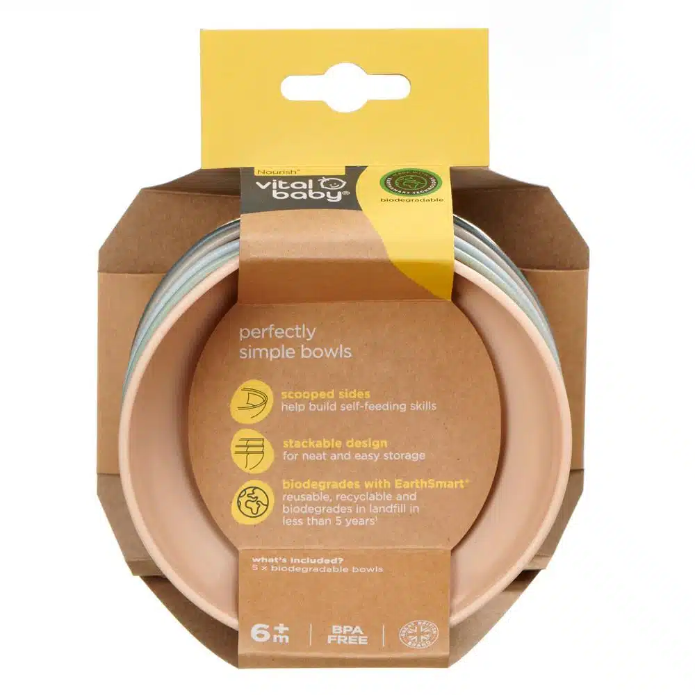Vital Baby Nourish Bowls 5‑Pack – Natural 3
