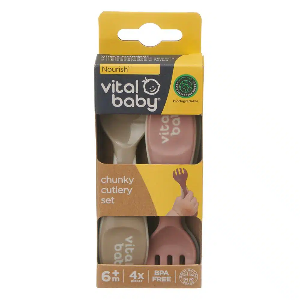 Vital Baby Nourish Chunky Cutlery 4 pack 2
