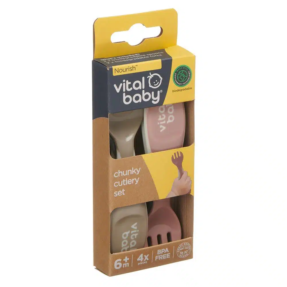 Vital Baby Nourish Chunky Cutlery 4 pack 9