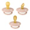 BIBS Colour Try It Pacifier Set - 3 Pack | Blush 2