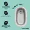 Vital Baby Hygiene Foldable Bath 9
