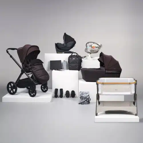 Bababing Raffi 16-Piece Travel & Home Bundle – Heritage with Spin Car Seat & ISOFIX Base