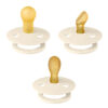 BIBS Colour Try It Pacifier Set - 3 Pack | Ivory 2
