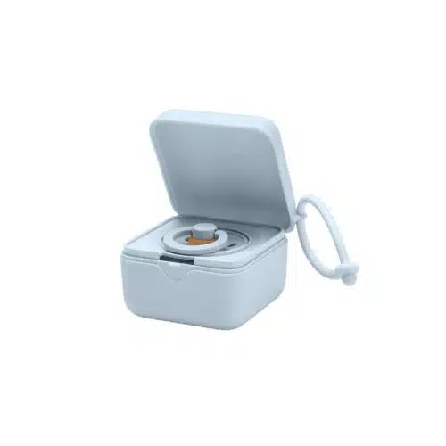 BIBS Pacifier Storage Box | Baby Blue