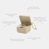 BIBS Pacifier Storage Box | Blush 3