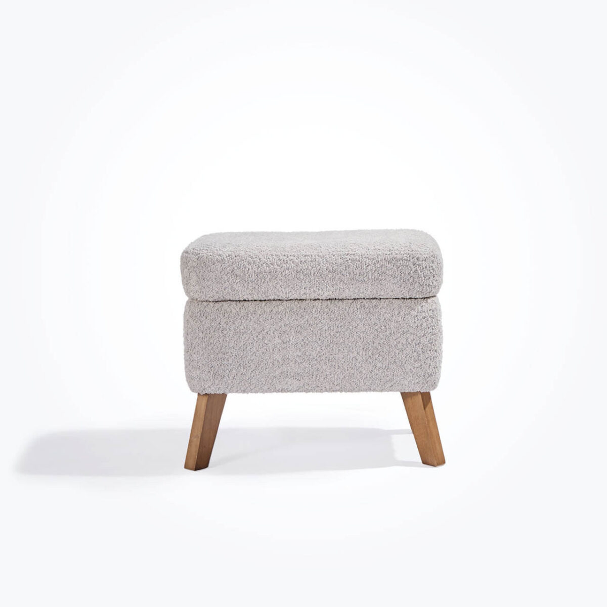 Tutti Bambini Wingback Harper Rocking Chair & Footstool – Teddy Cloud Grey 10