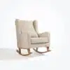Tutti Bambini Harper Rocking Chair & Footstool – Mushroom15